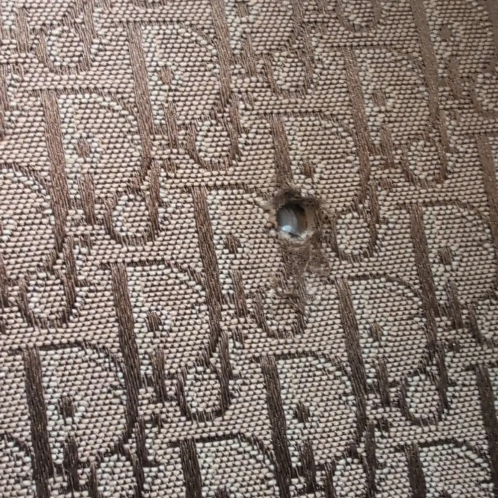 Dior Tan and Brown Women's Wallet Canvas Leather Needs Snap Replacement Preloved - Picture 7 of 15